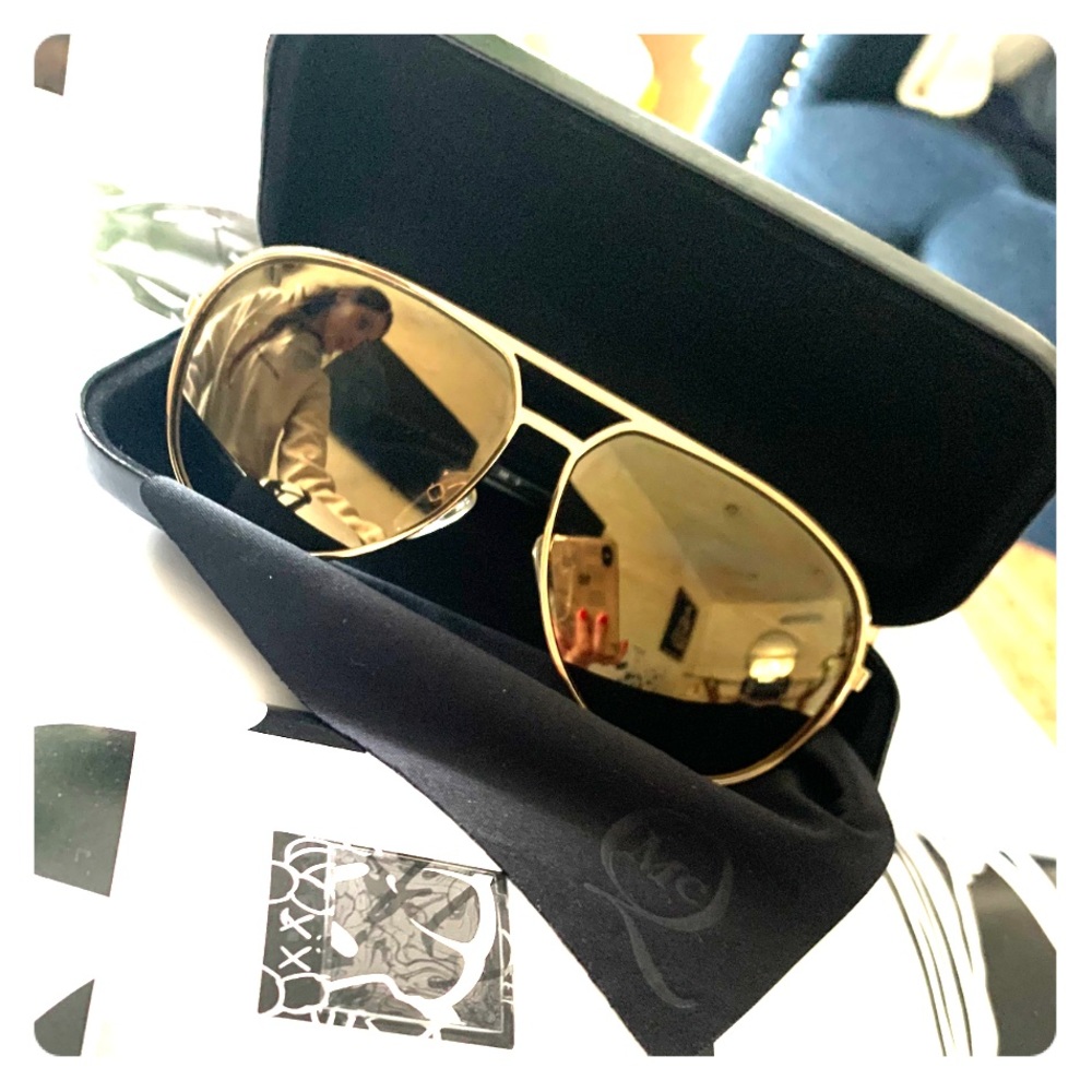 Alexander McQueen Aviator Sunglasses